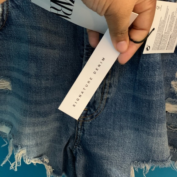 Zara short jean short denim. - Picture 3 of 8